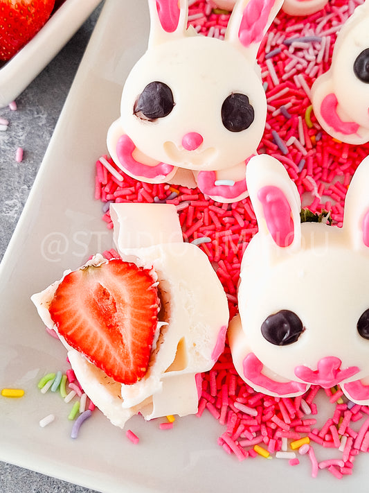 Semi-Exclusive - Chocolate Covered Strawberry Bunnies on Smoke