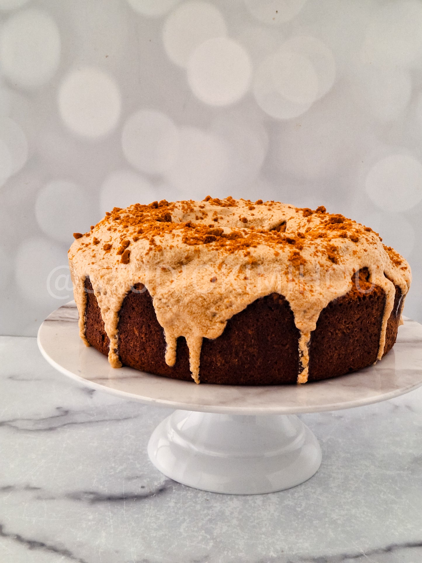 Semi-Exclusive: Biscoff Cookie Butter Pound Cake on Marble