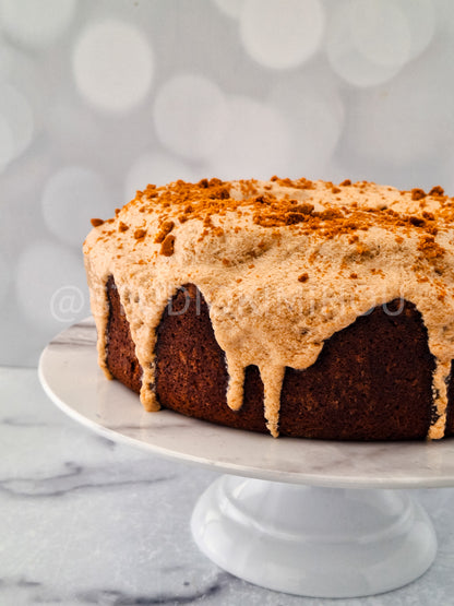 Semi-Exclusive: Biscoff Cookie Butter Pound Cake on Marble