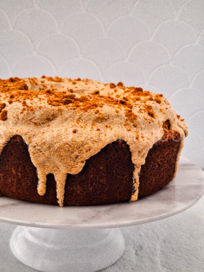 Semi-Exclusive: Biscoff Cookie Butter Pound Cake on Linen
