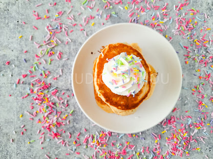 Semi-Exclusive - Buttermilk Confetti Pancakes on Smoke