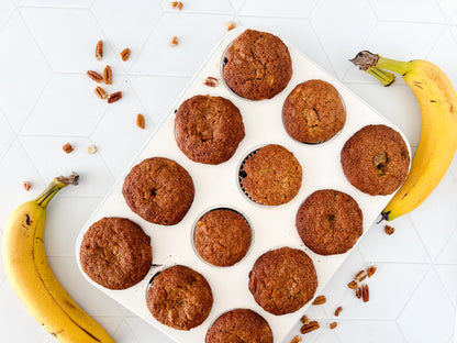 Semi-Exclusive - Brown Butter Banana Nut Muffins on Rhombus