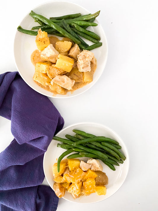 PLR - Crock Pot Cheesy Potato and Garlic Parm Chicken