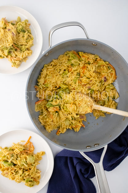PLR - Broccoli Cheddar Orzo Pasta
