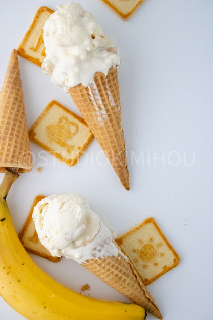 PLR - Banana Pudding Cheesecake Ice Cream